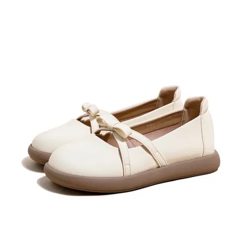 Ouumeis Повседневная обувь Женская Экрю