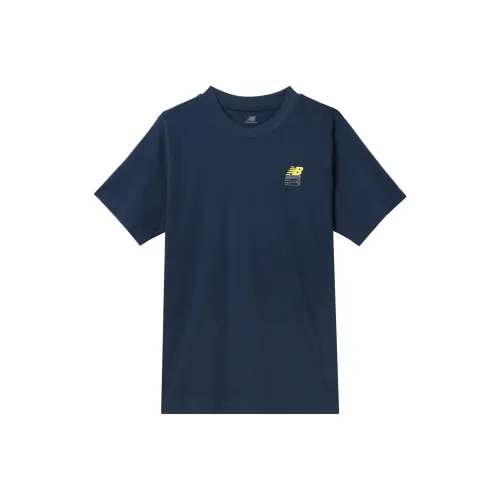 New Balance T-Shirt Мужская Морской Синий