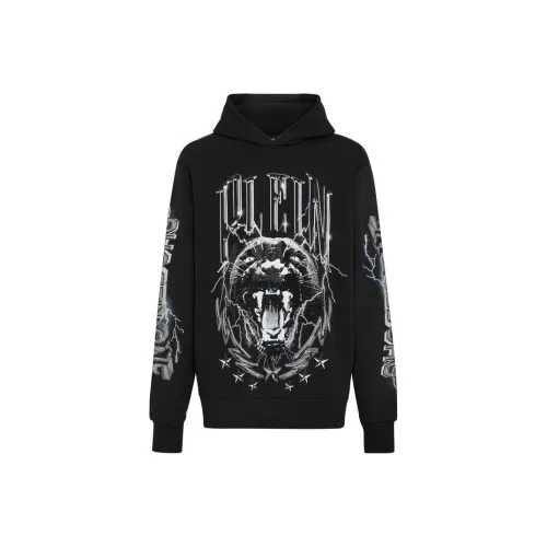 PHILIPP PLEIN Мужские черные свитшоты