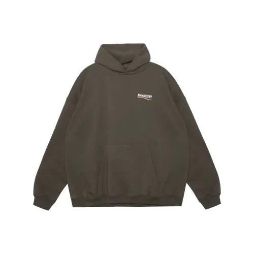 Balenciaga Political Campaign FW22 Толстовка Свободного кроя Мужская Армейский зеленый