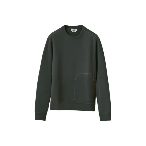 HERMES SS22 Толстовка Мужской Зеленый