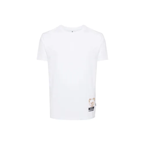 MOSCHINO Белая Мужская T-Рубашка