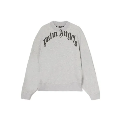 PALM ANGELS Серый Мужской Свитшот