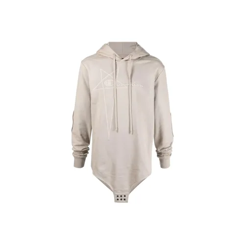 RICK OWENS совместный бренд Экрю Мужские Толстовки