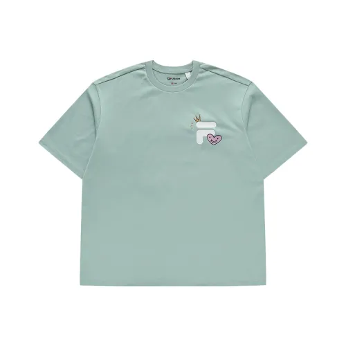 FILA FUSION T-Shirt Унисекс Яркий Озерный Зеленый