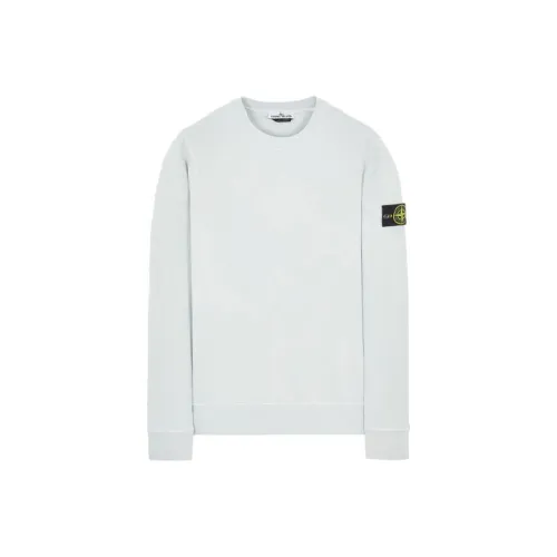 STONE ISLAND Ice Синий Мужской Свитшот
