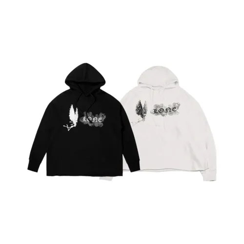 VLONE 2 упаковки черный + белый унисекс свитшоты