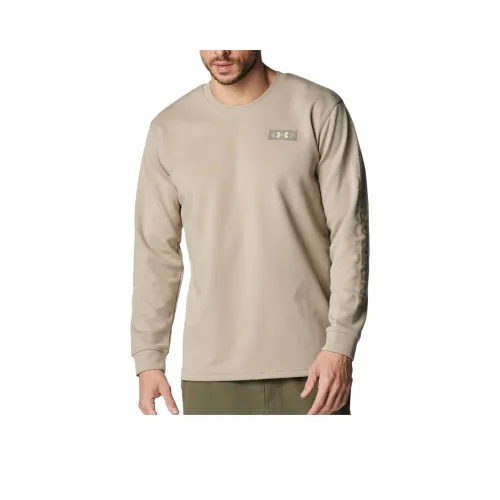 Under Armour UA Тяжелый Amplify T Рубашка Мужская Городская Хаки