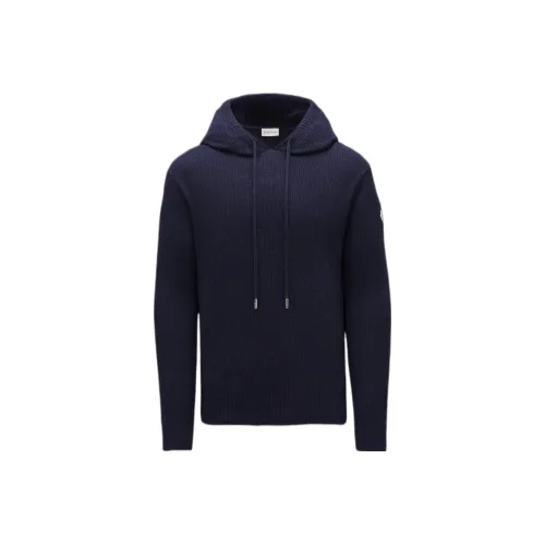 Moncler Темно-синие мужские свитшоты