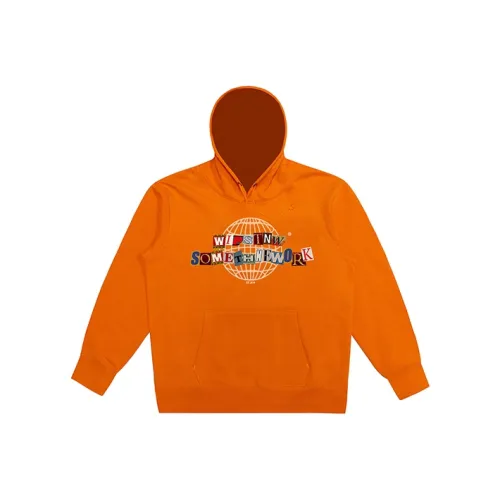 STNW С капюшоном свободный крой худи унисекс