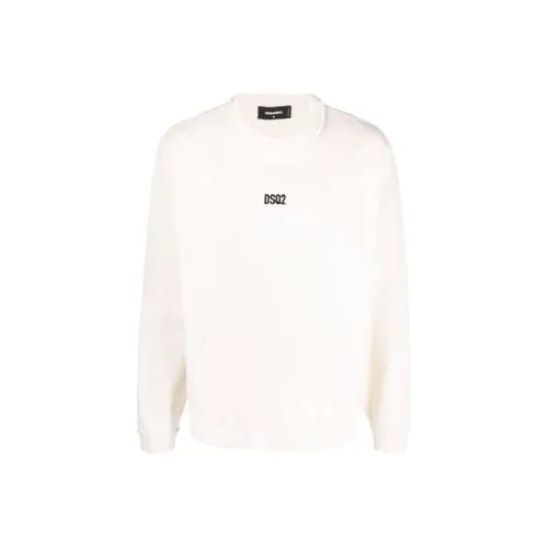 DSQUARED 2 Белый Мужской Свитшот