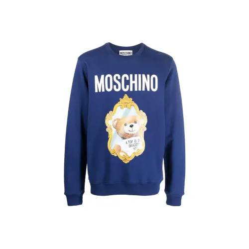 MOSCHINO Синий Мужской Свитшот