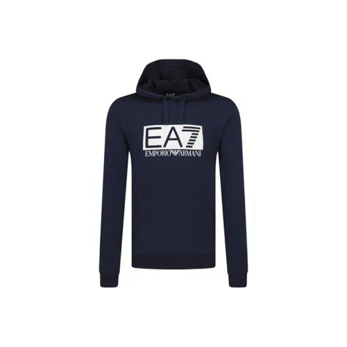 EMPORIO ARMANI EA7 FW21 Свитшот Мужской Синий