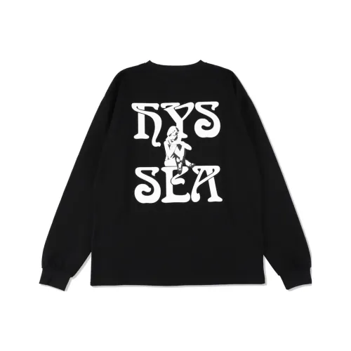 HYSTERIC GLAMOUR x WIND AND SEA Толстовка Мужская Черная