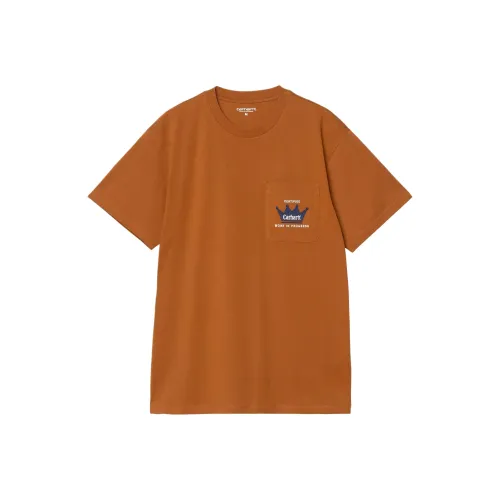 Carhartt WIP S S Pocket T-Shirt Мужская Оранжевая