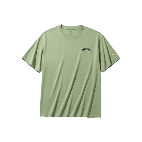 ANTA Life Collection Серый Горошек Зеленый Мужская T-Рубашка