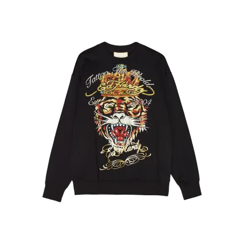 Ed Hardy Черный E1OCM233 Мужские Свитшоты