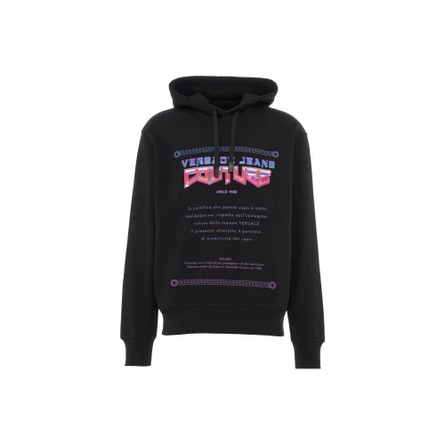 VERSACE Мужские черные свитшоты