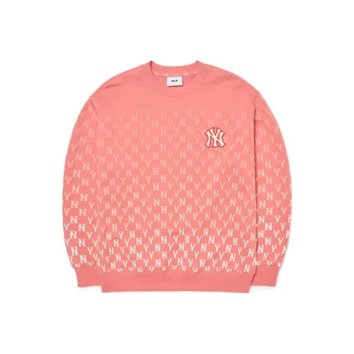 Mlb Base Logo Свитшот Осенний Унисекс Коралловый