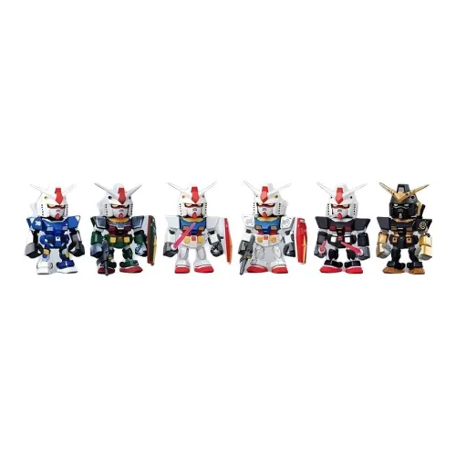 BANDAI QMSV Мини First RX 78 Gundam Слепые коробки Один Mystery Коробка Целая коробка 6 шт