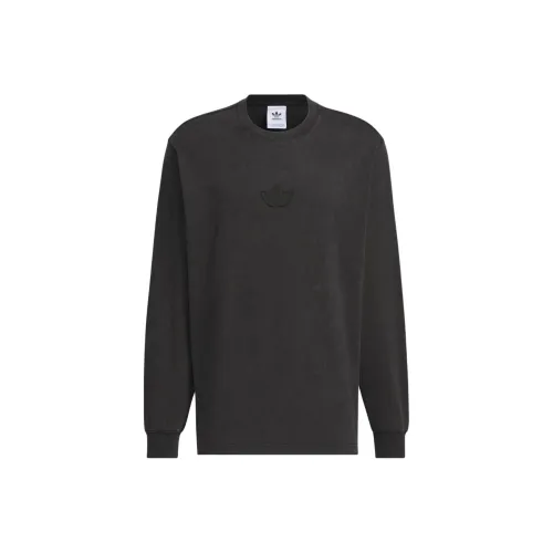 Adidas Originals LONG SLEEVE TOP T Рубашка Мужская Черная