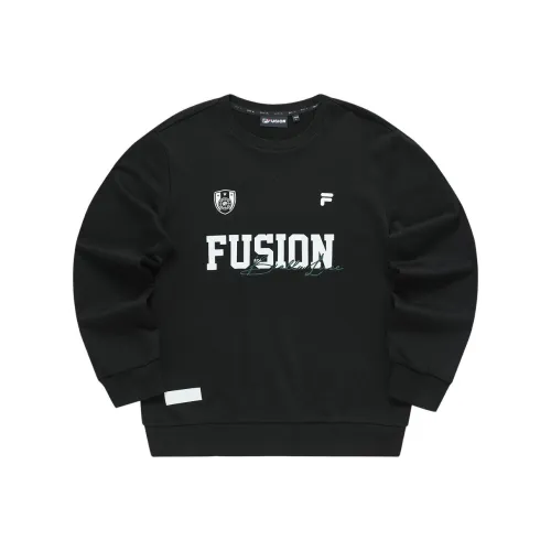 FILA FUSION Baseball серия Толстовка Мужской Глубокий черный