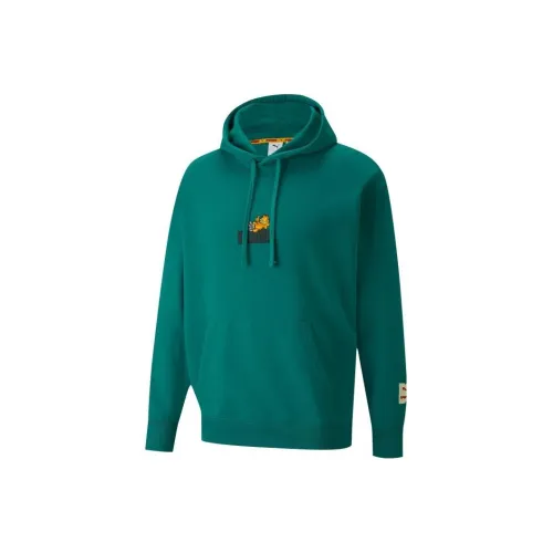 PUMA Толстовка Мужская Озерный Зеленый