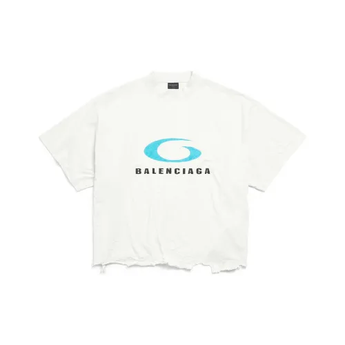 Balenciaga T-Shirt Loose Fit Unisex White