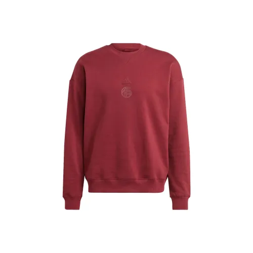 Adidas FC Bayern Темно-красные Мужские Толстовки