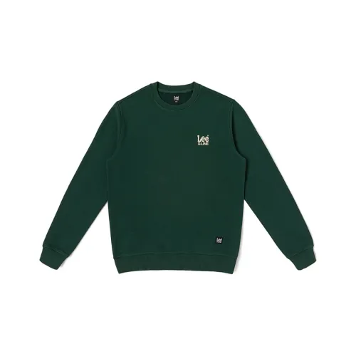 Lee Зеленый Мужской Свитшот