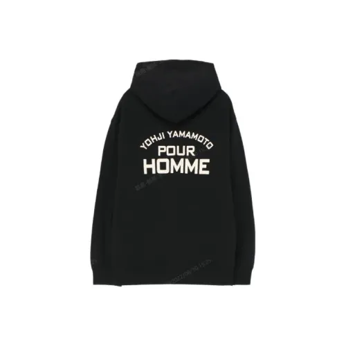 Yohji Yamamoto Черные Мужские Свитшоты