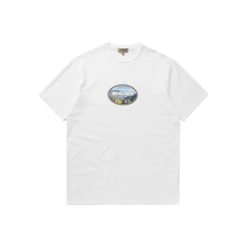 WOOLRICH Белая Мужская T-рубашка