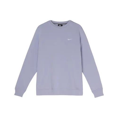 Nike Светло-фиолетовый Мужской Свитшот