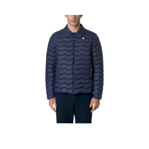 K WAY Куртки Пальто Мужской Морской Синий