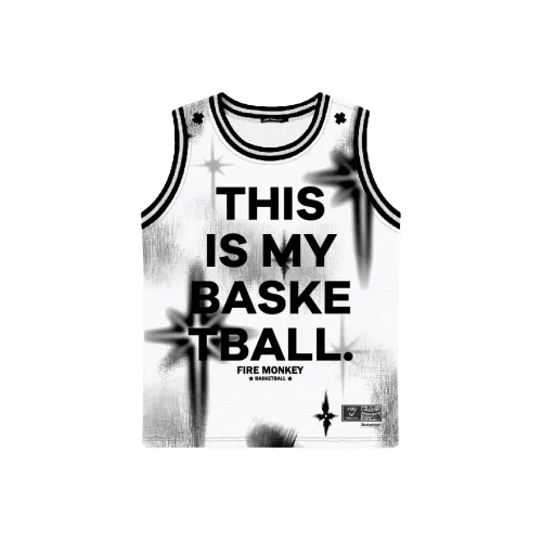 FireMonkey Топ без рукавов Унисекс Белый