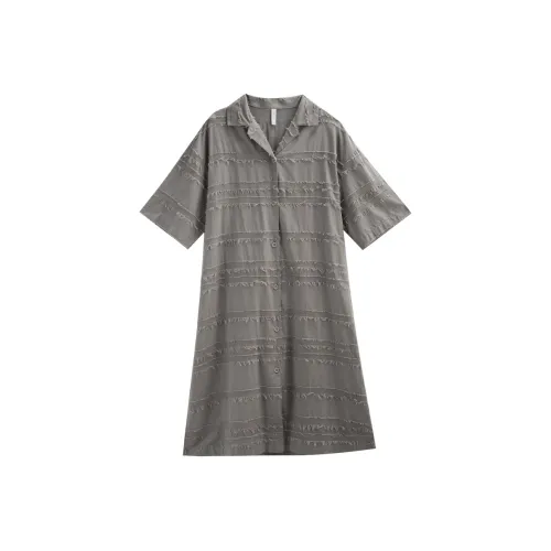 Same Language Ночная сорочка Женская Фиолетовая Серый