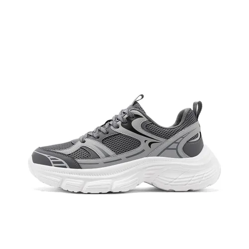 K Bird Износостойкий Дышащий Увеличивающий Высоту Низкий Топ Кроссовки с Толстой Подошвой Мужские