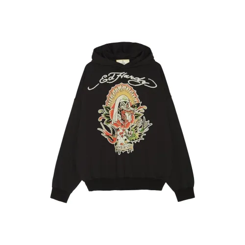 Ed Hardy Черный E1OAM114 Мужские Свитшоты