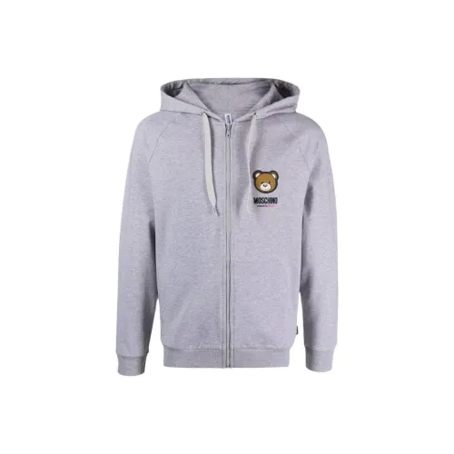 MOSCHINO Серый Мужской Свитшот