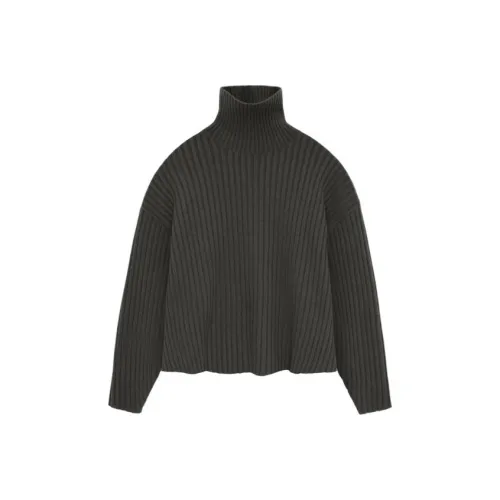 Fear of God Essentials SS24 Свитшот с воротником-турниколем Inkxs Мужской Ink Black