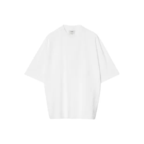COS Белая Мужская T-Рубашка