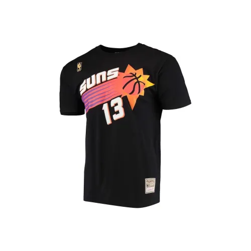 NBA Phoenix Suns Steve Nash Черный Phoenix Suns Hardwood CLASSICS Стич Name T Рубашка Мужской Черный
