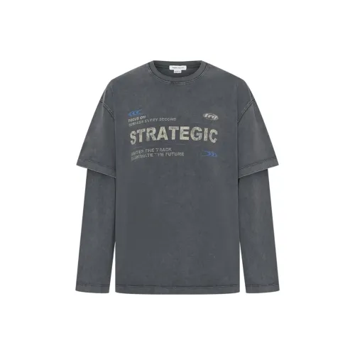 URBAN REVIVO T-рубашка мужская темно-серый