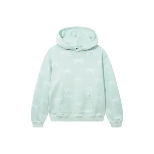 Revenge SEAFOAM Allover EMBROIDERED LOGO HOODIE Толстовка Унисекс Light Зеленый