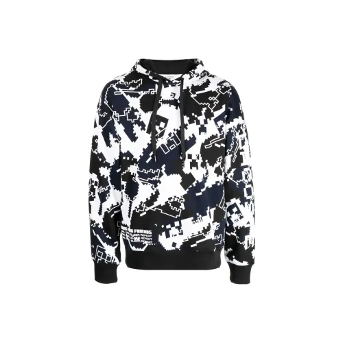 LACOSTE Толстовка Мужская Черный Белый