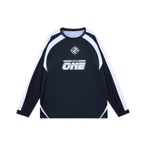 RIGORER Длинный рукав Т-рубашка Унисекс