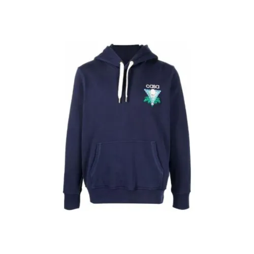 CASABLANCA Темно-синие мужские свитшоты