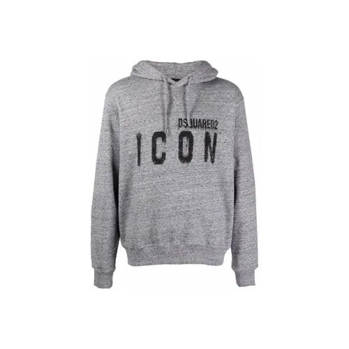 DSQUARED 2 Gray Men's Sweatshirts DSQUARED 2 Серый Мужской Свитшот