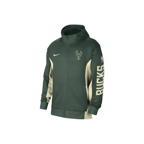 Nike Milwaukee Bucks SHOWTIME Толстовка Milwaukee Bucks Мужской Зеленый