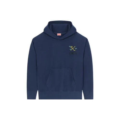 KENZO Толстовка Мужская Темно-синяя